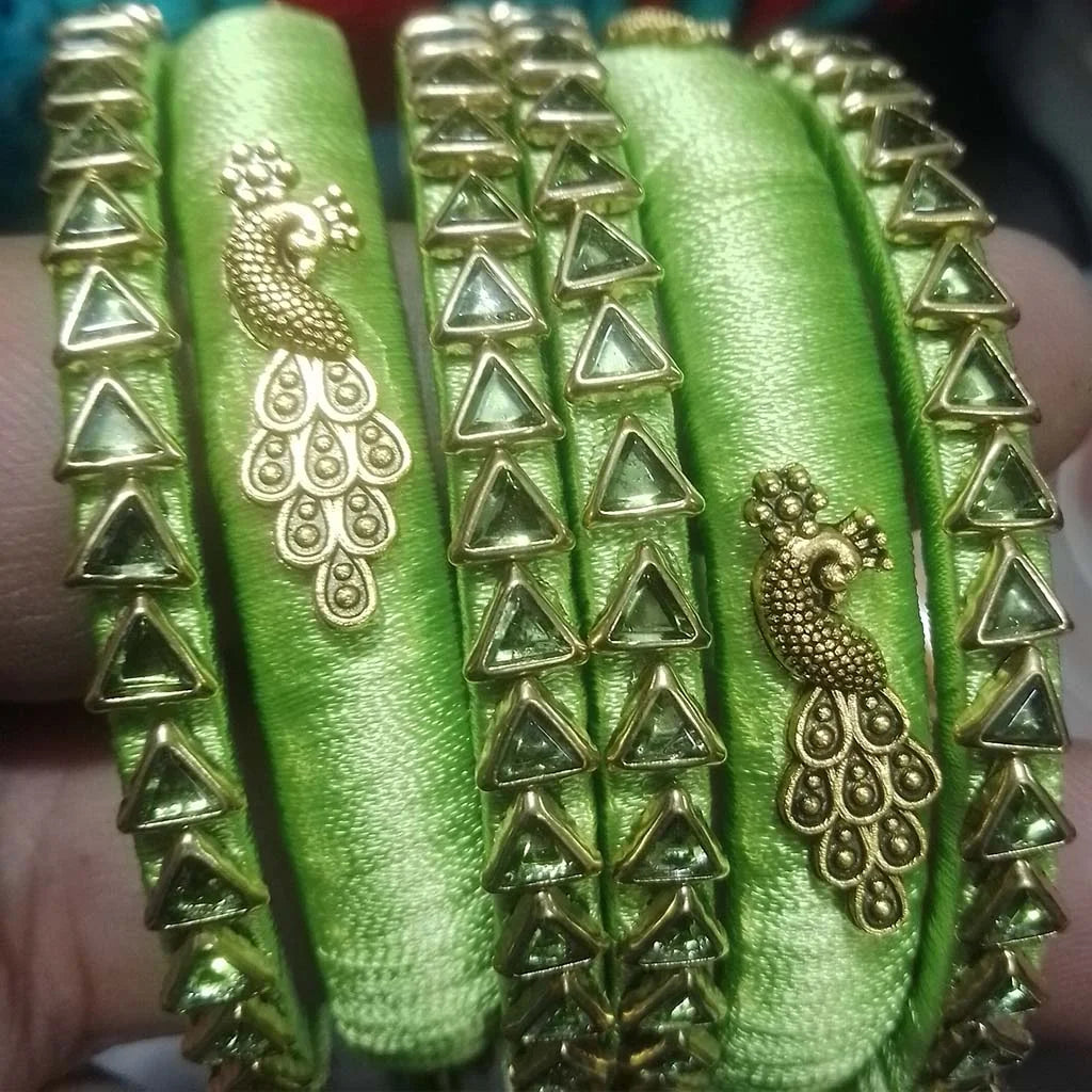 Silk Thread Bangle Making : Step by Step