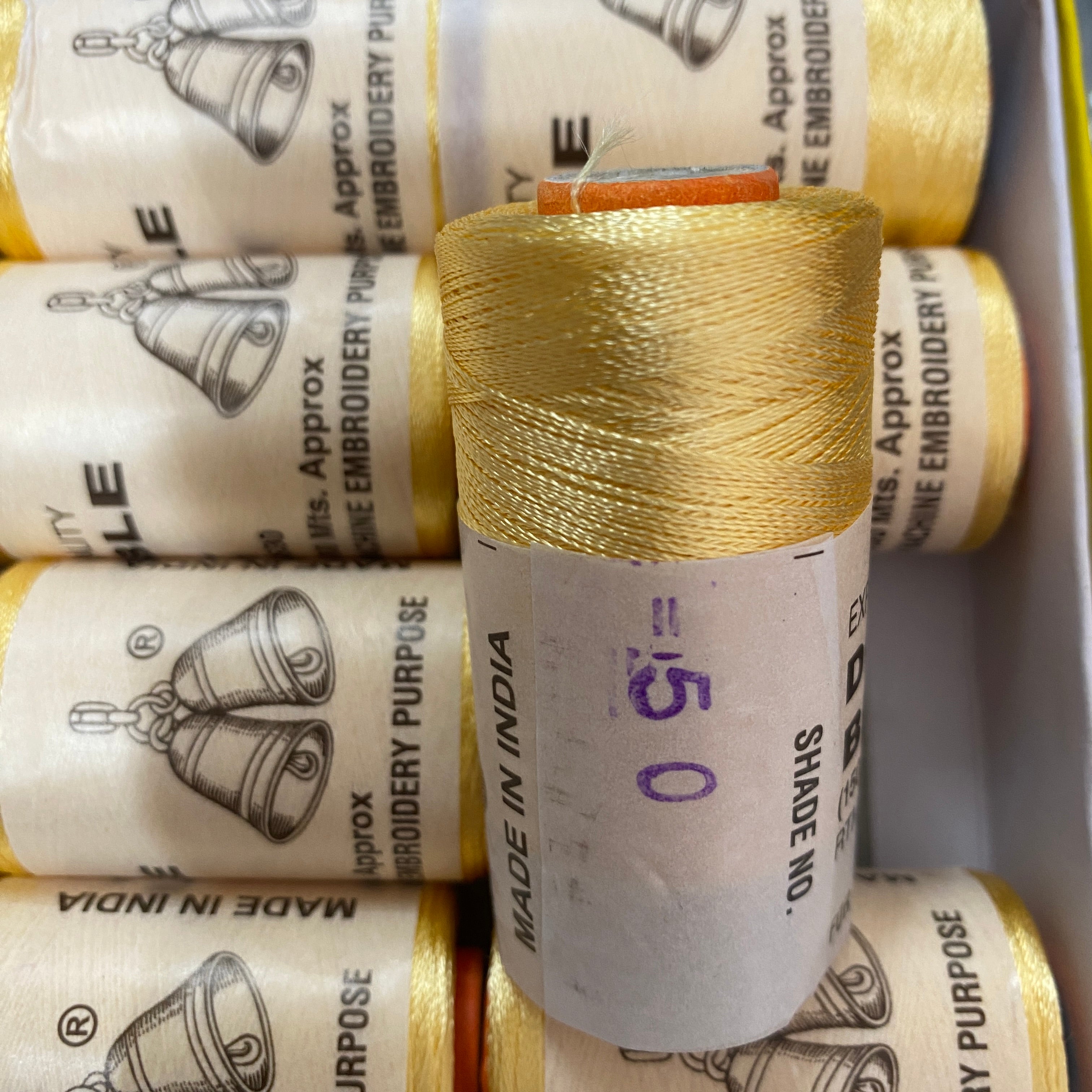 Shade No.50 - Double Bell Silk Thread for Embroidery (1 piece)