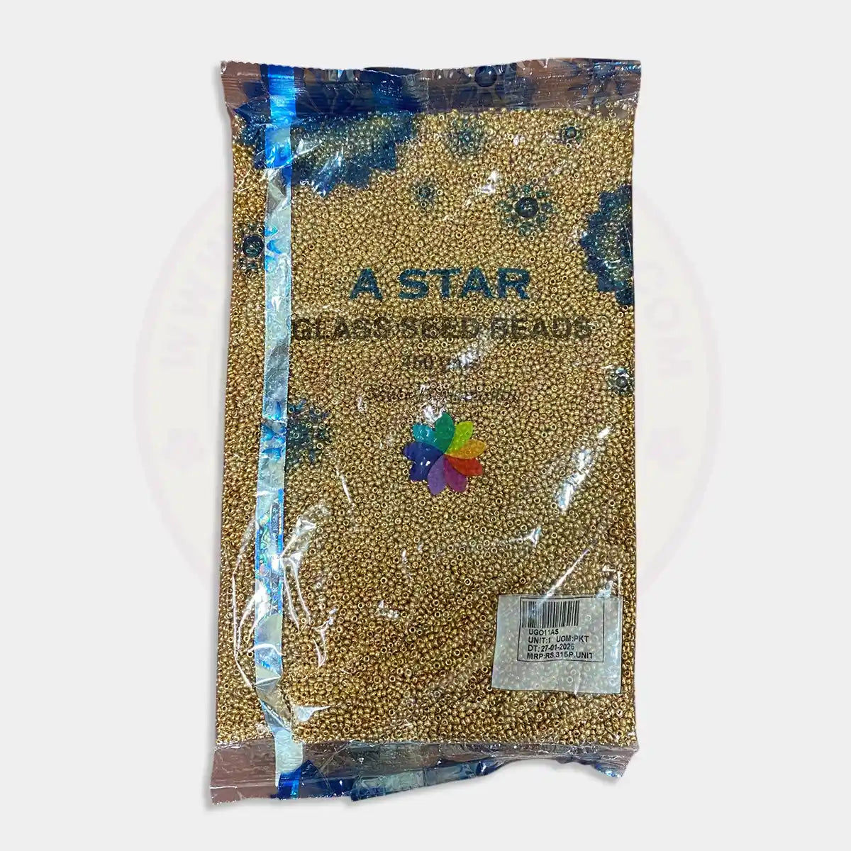 ASTAR Gold Round Seed Beads or Sugar Beads 12-0(2mm) Full Pack 450G