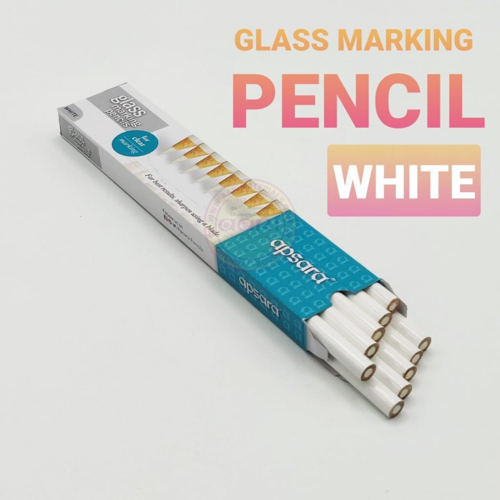 Apsara Glass Marking Pencils, White (1Pc)