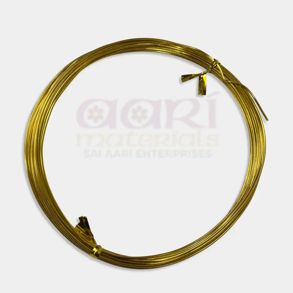 1MM Metal Wire (5Mtr, Gold) for Jewellery Making or DIY Art & Craft