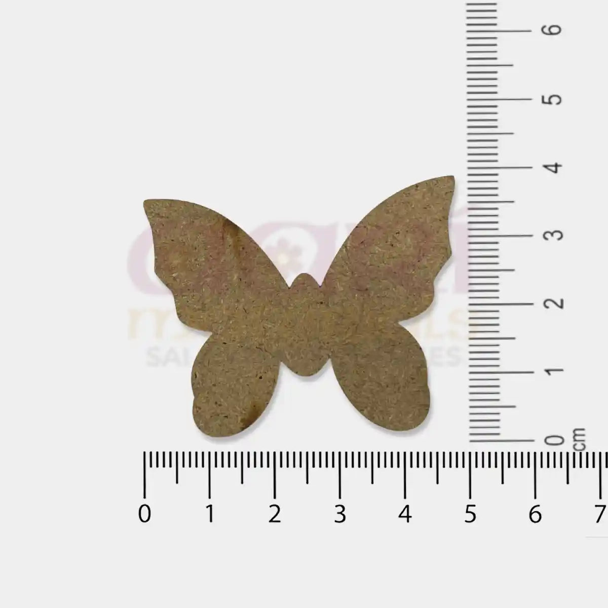 2 Inch MDF Butterfly Cutouts for Craft | Wooden Butterfly Shapes for Painting Pack of 2