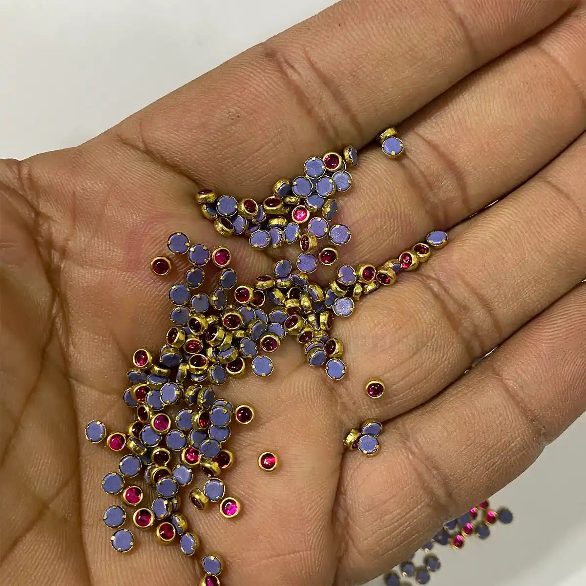 3MM Kundan Stones – Pack of 20 Grams