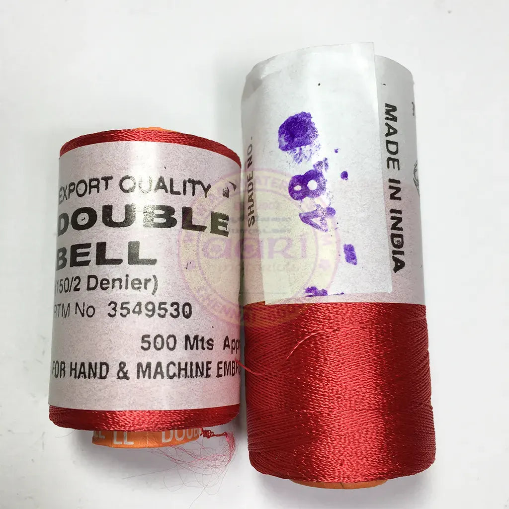 Shade No.48D - Double Bell Silk Thread for Embroidery (1pc)