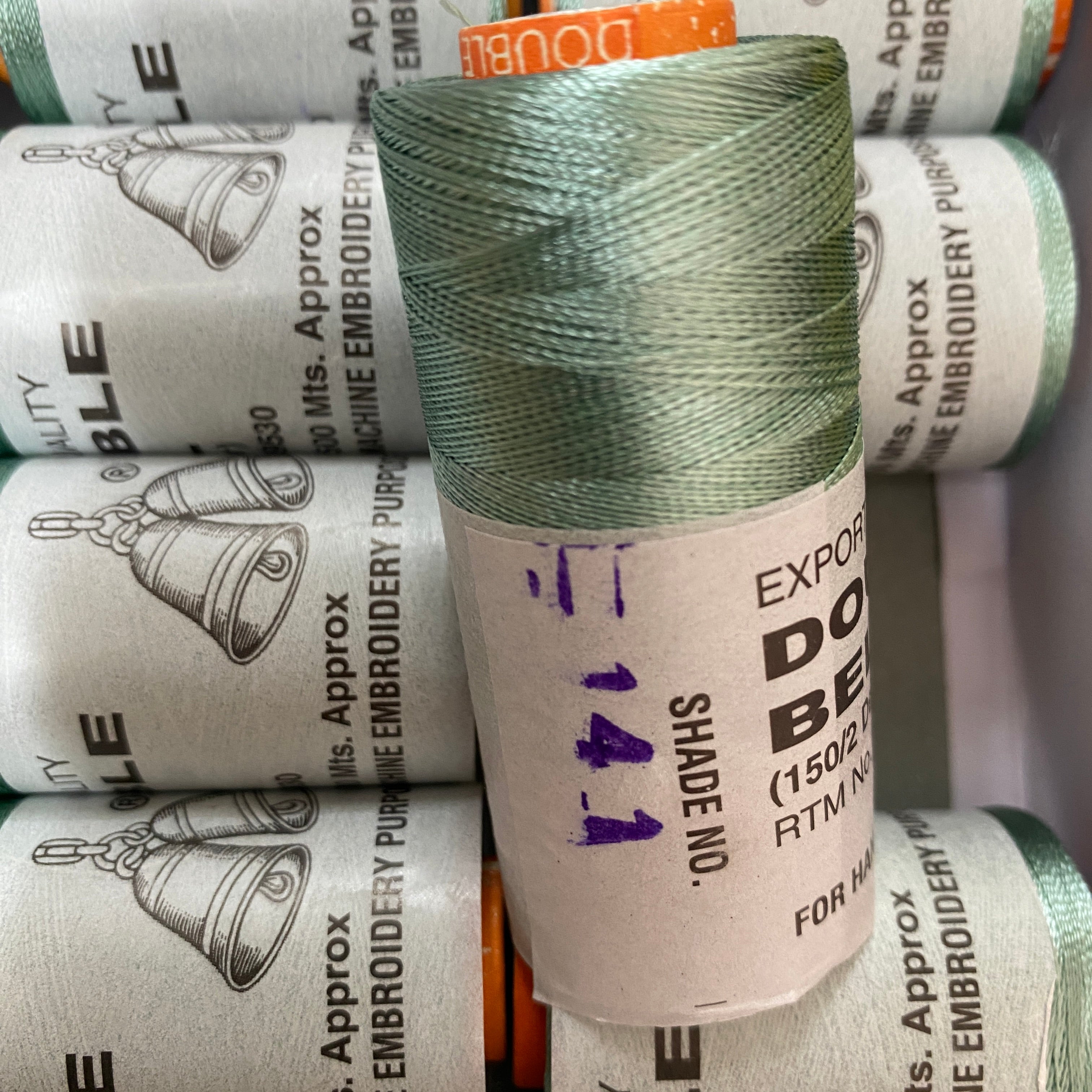 Shade No.141 - Double Bell Silk Thread for Embroidery (1 piece)