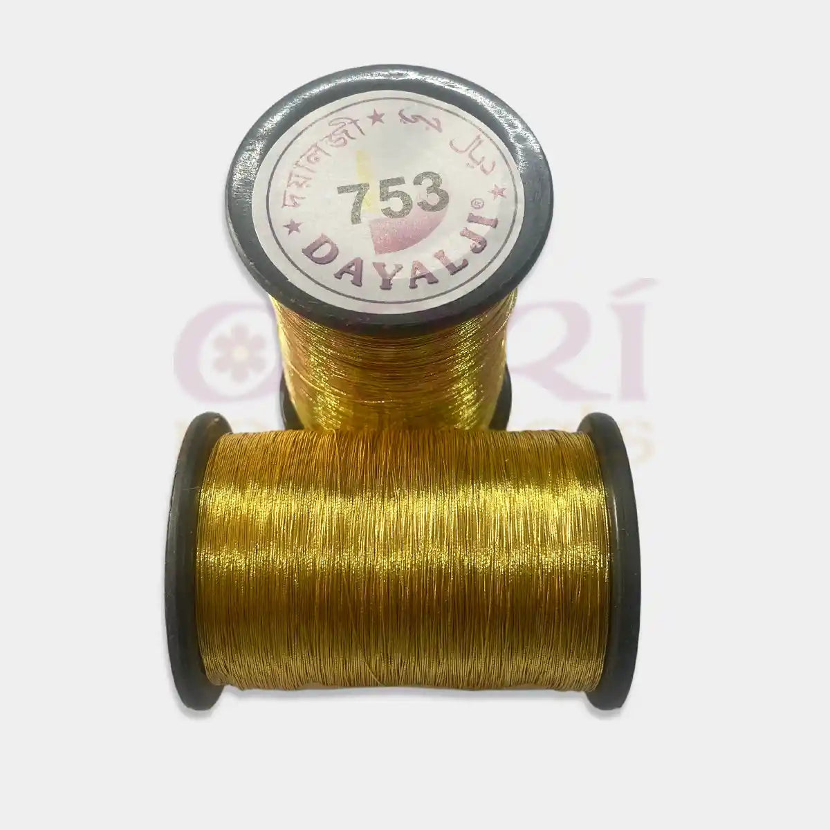 Dayalji Zari thread 753 Gold Color