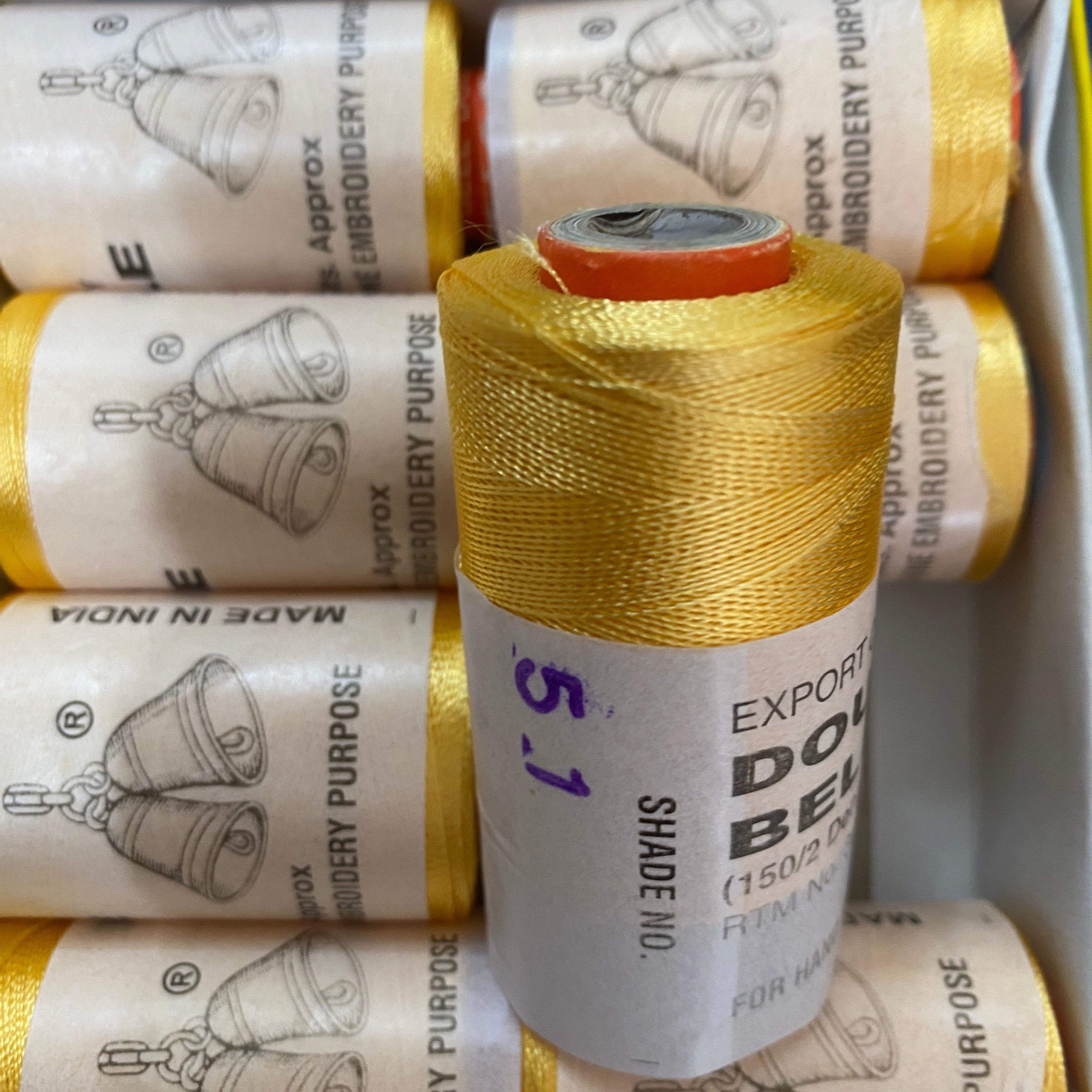 Shade No.51 - Double Bell Silk Thread for Embroidery (1 piece)
