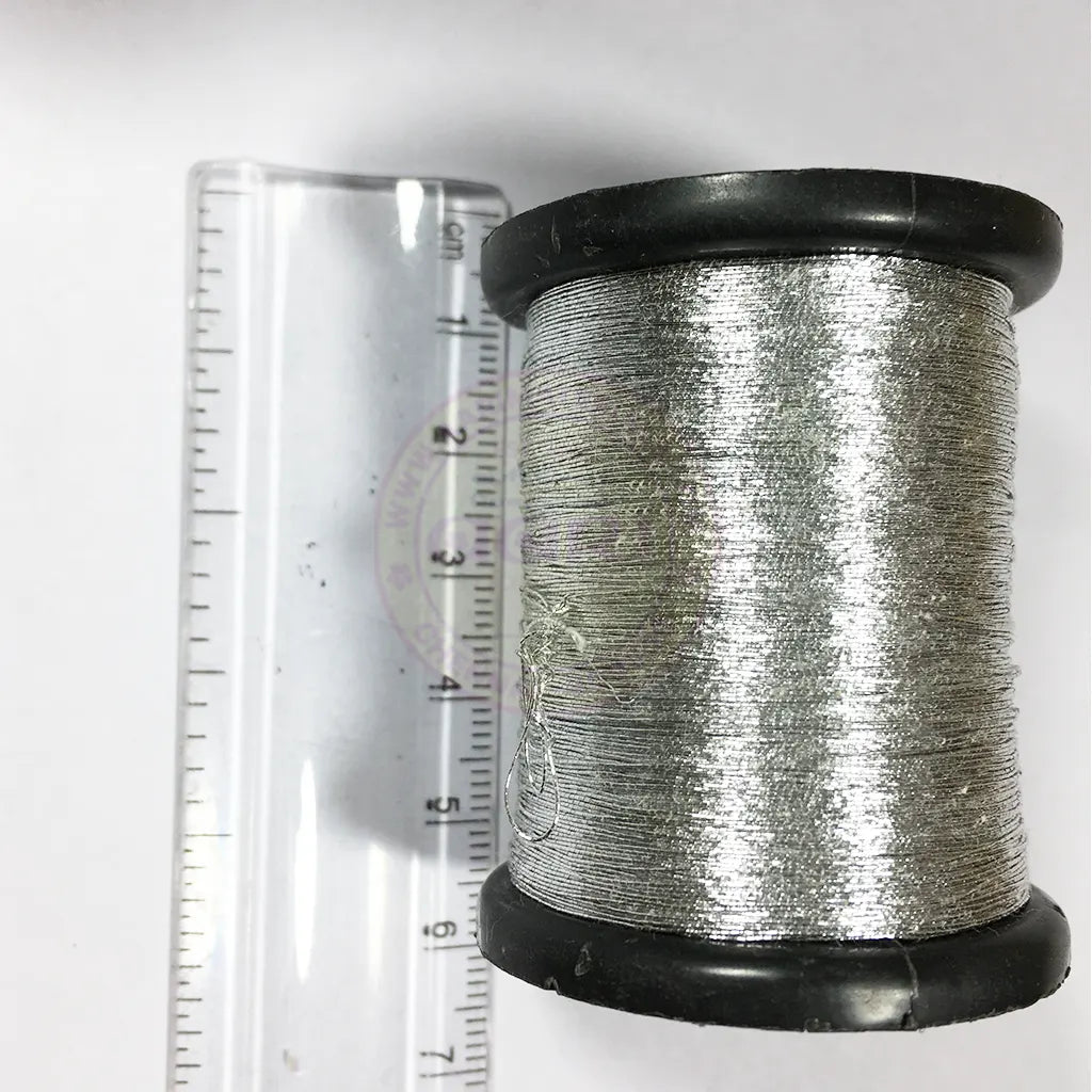 A1 Mamta Zari thread Silver (Small) 10 Reel