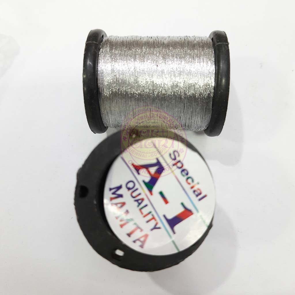 A1 Mamta Zari thread Silver (Small)