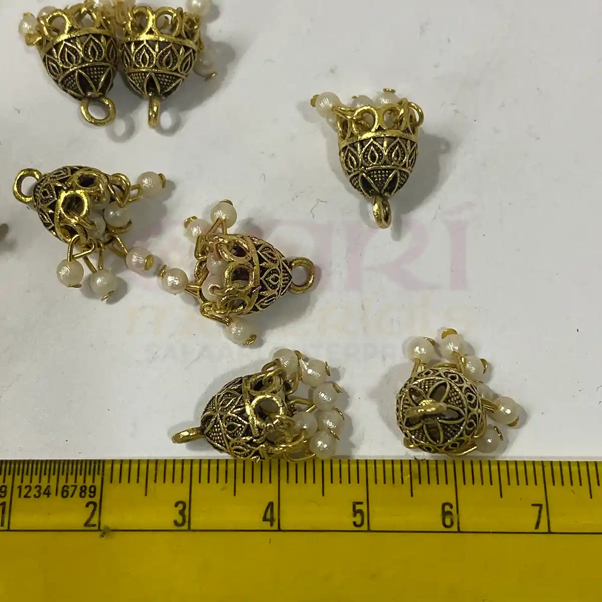 Antique Gold Loreal Jhumka Model No - MD846 (2 Pcs)