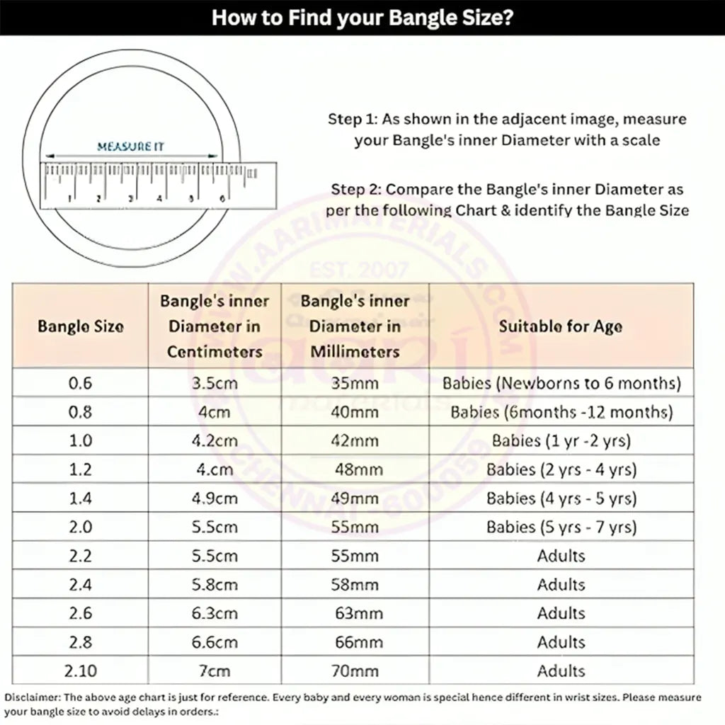 Plastic Bangles Flat Type 0-8 4cut 1Box