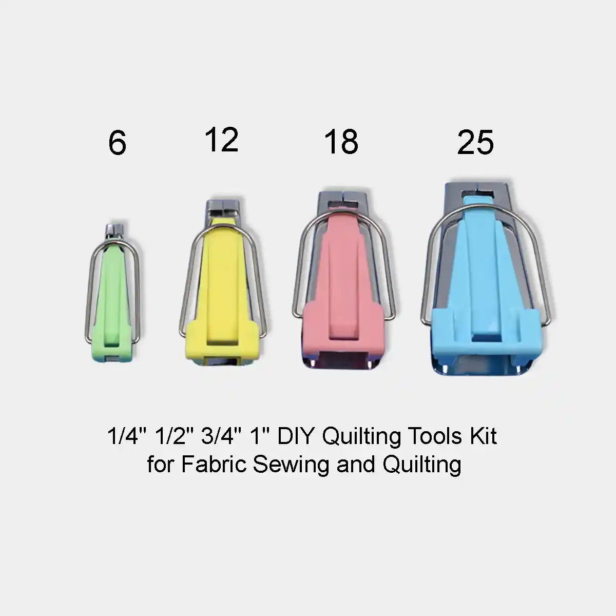Bias Tape Maker Set of 4 Sizes