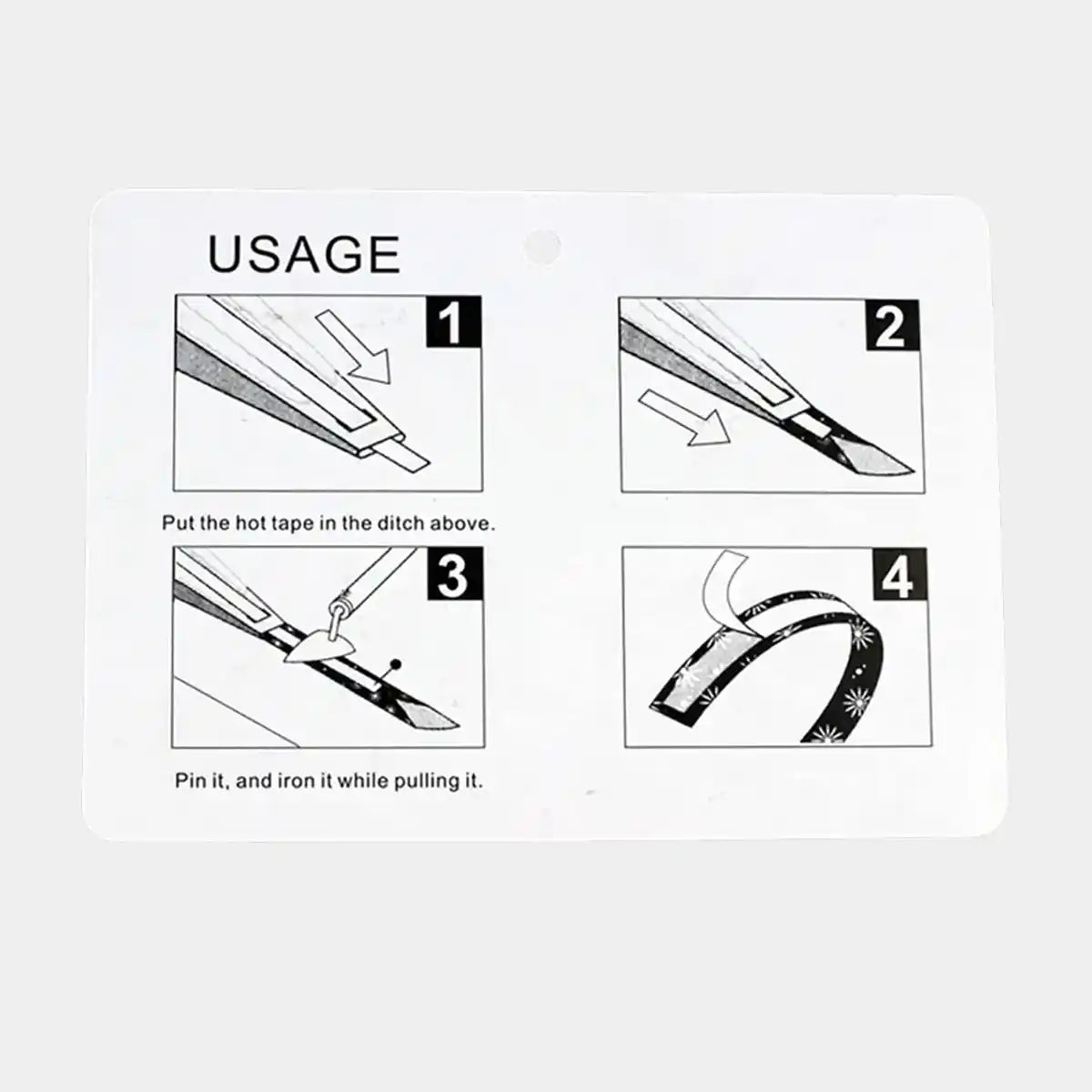Bias Tape Maker Set of 4 Sizes