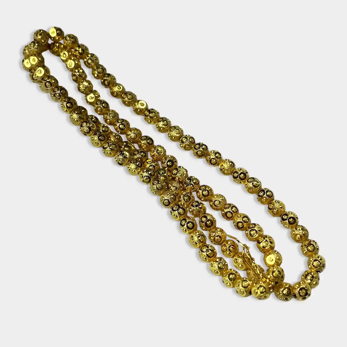 Bindi Gold Beads 4mm Invisible Chain Gold Balls Pack of 1 String