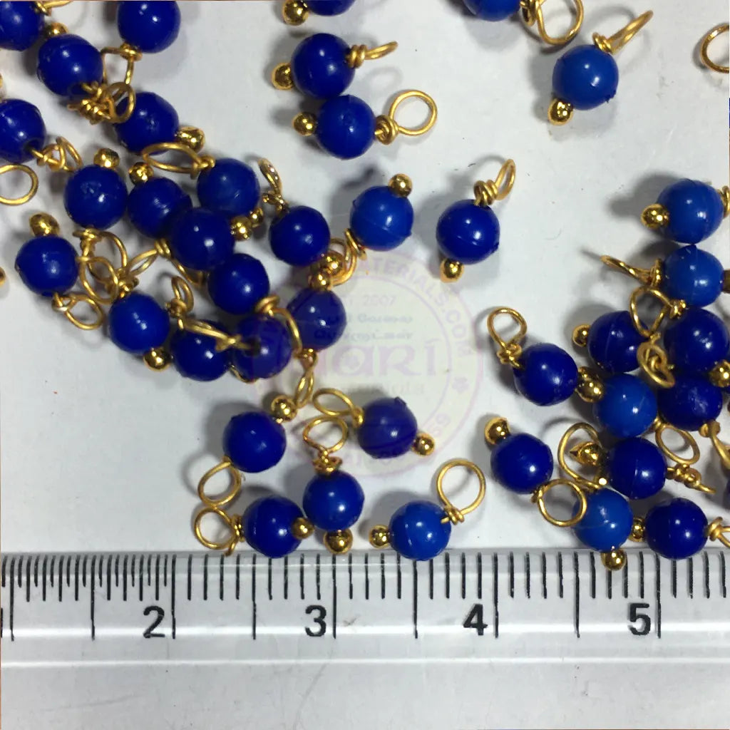 Blue Color Pearl Loreal Beads (10grams)