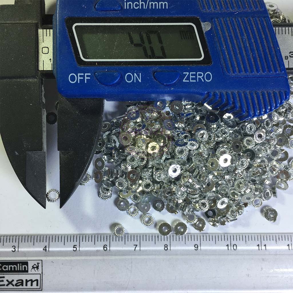 Chakri / Polo Rings / Jarkan Chakri 4mm Silver Color (10grams)