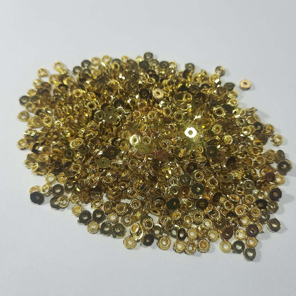 Chakri / Polo Rings / Jarkan Chakri 4mm Gold Color (10Grams)