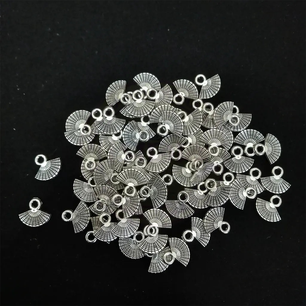 Charms Silver-plated 12mm (Fan) 1pc