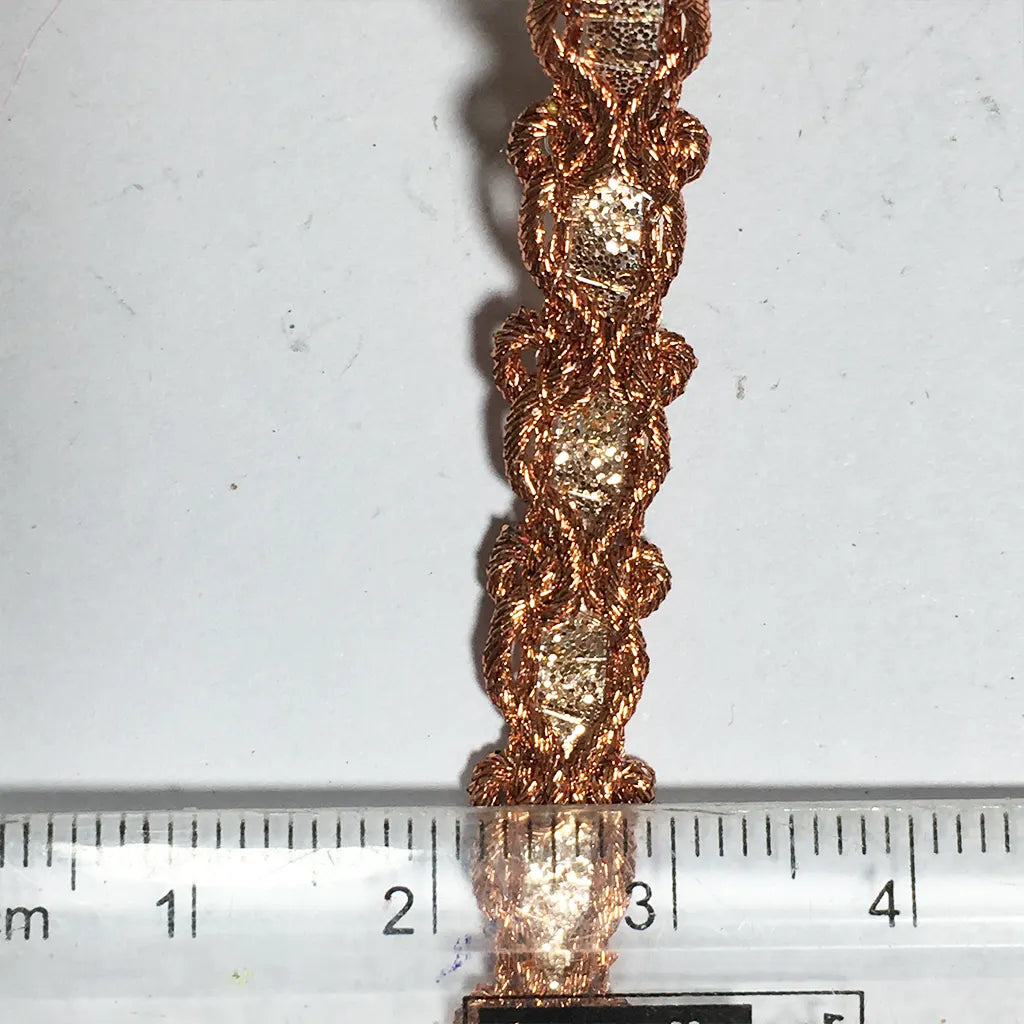 Copper Color Lace No.18113 (1Meter)
