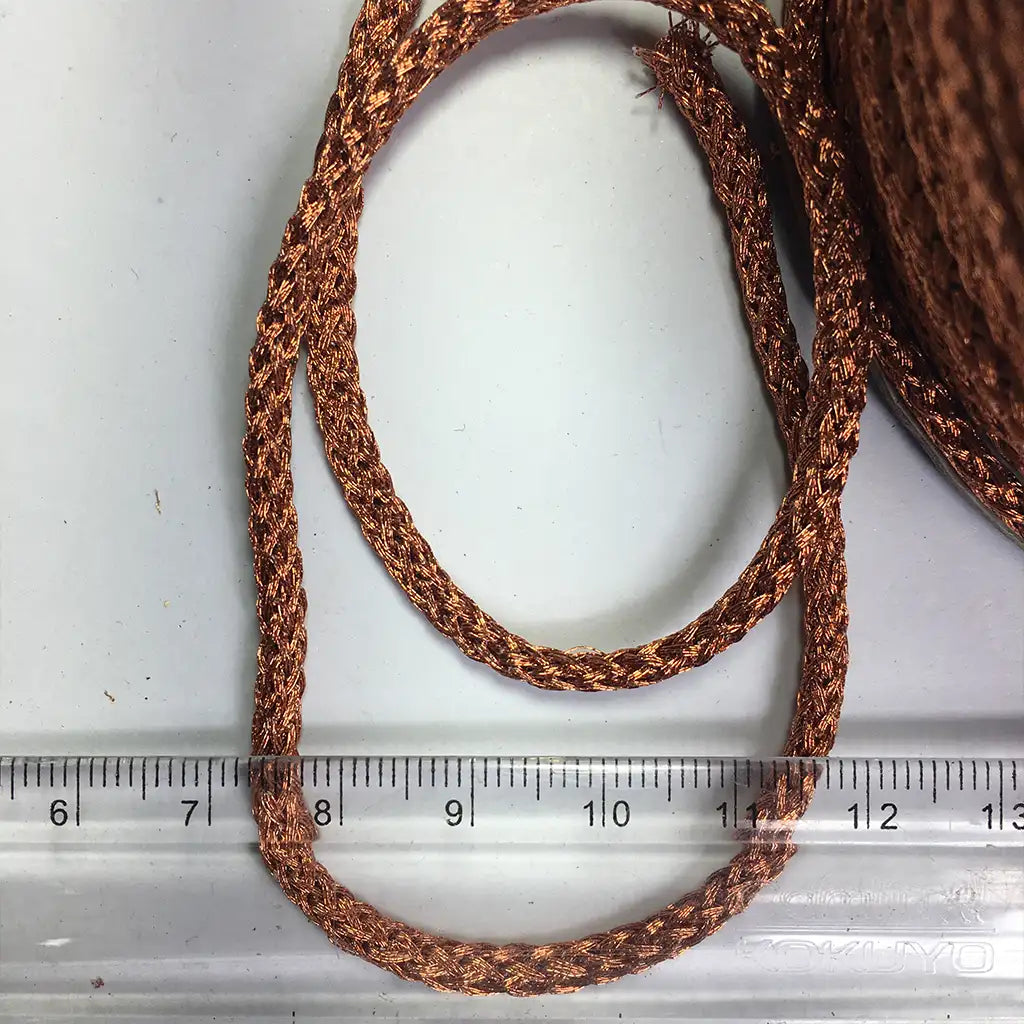 Copper Dori Lace For Blouse 1 Meter