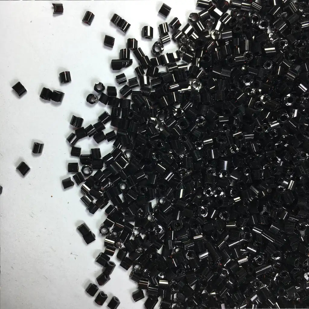 Cut Beads or Cutdana (2mm) Black Color (25grams)