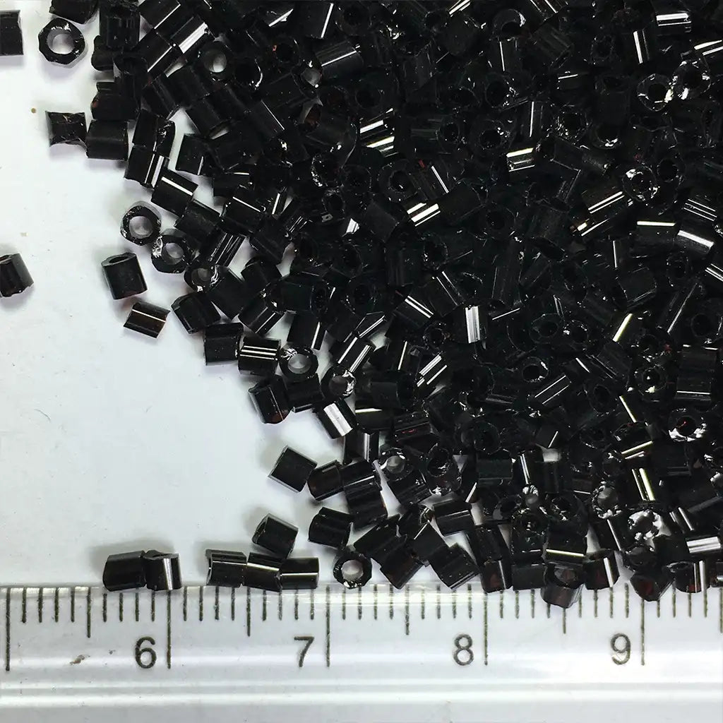 Cut Beads or Cutdana (2mm) Black Color (25grams)