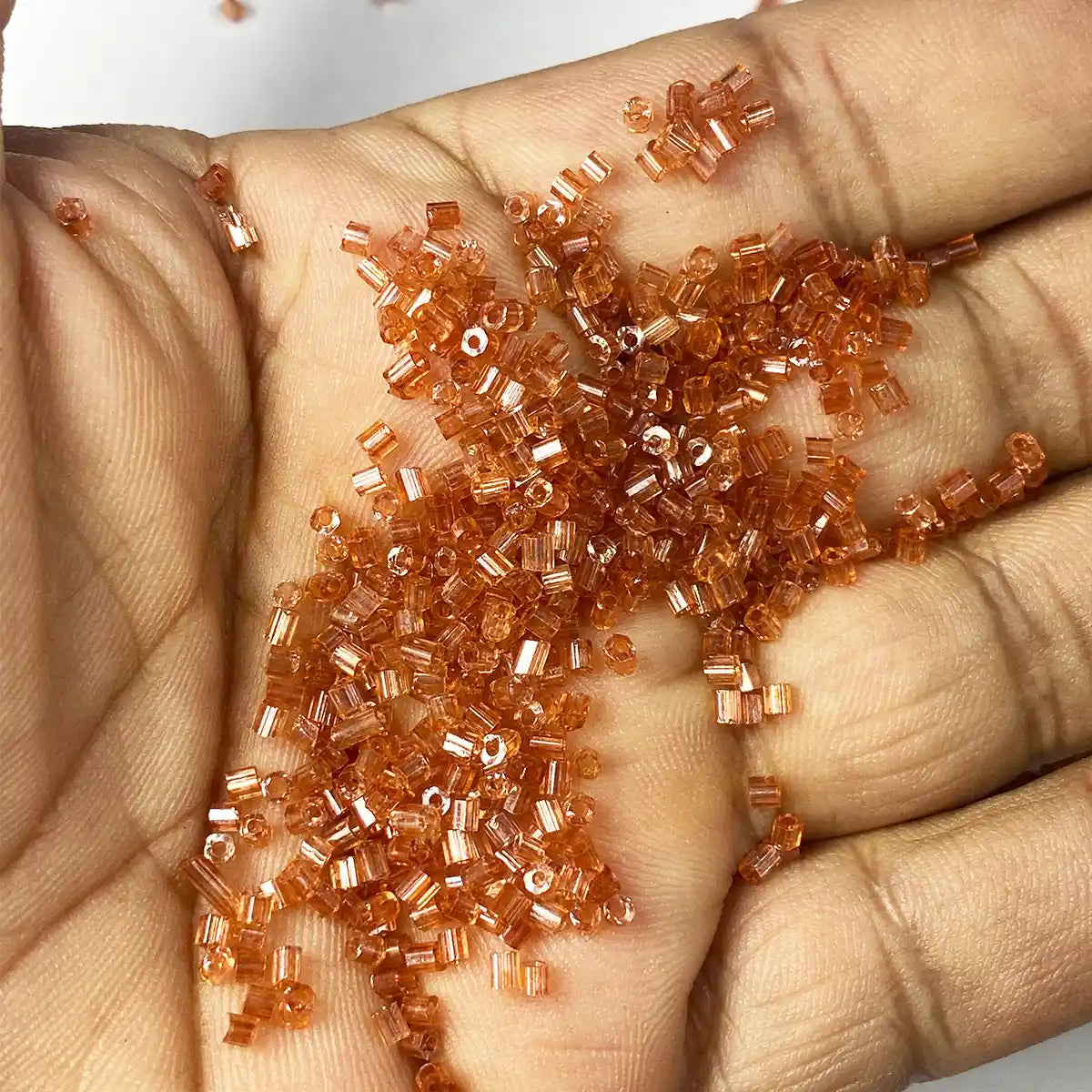 Cut Beads or Cutdana-2mm Brown Color (25 grams)