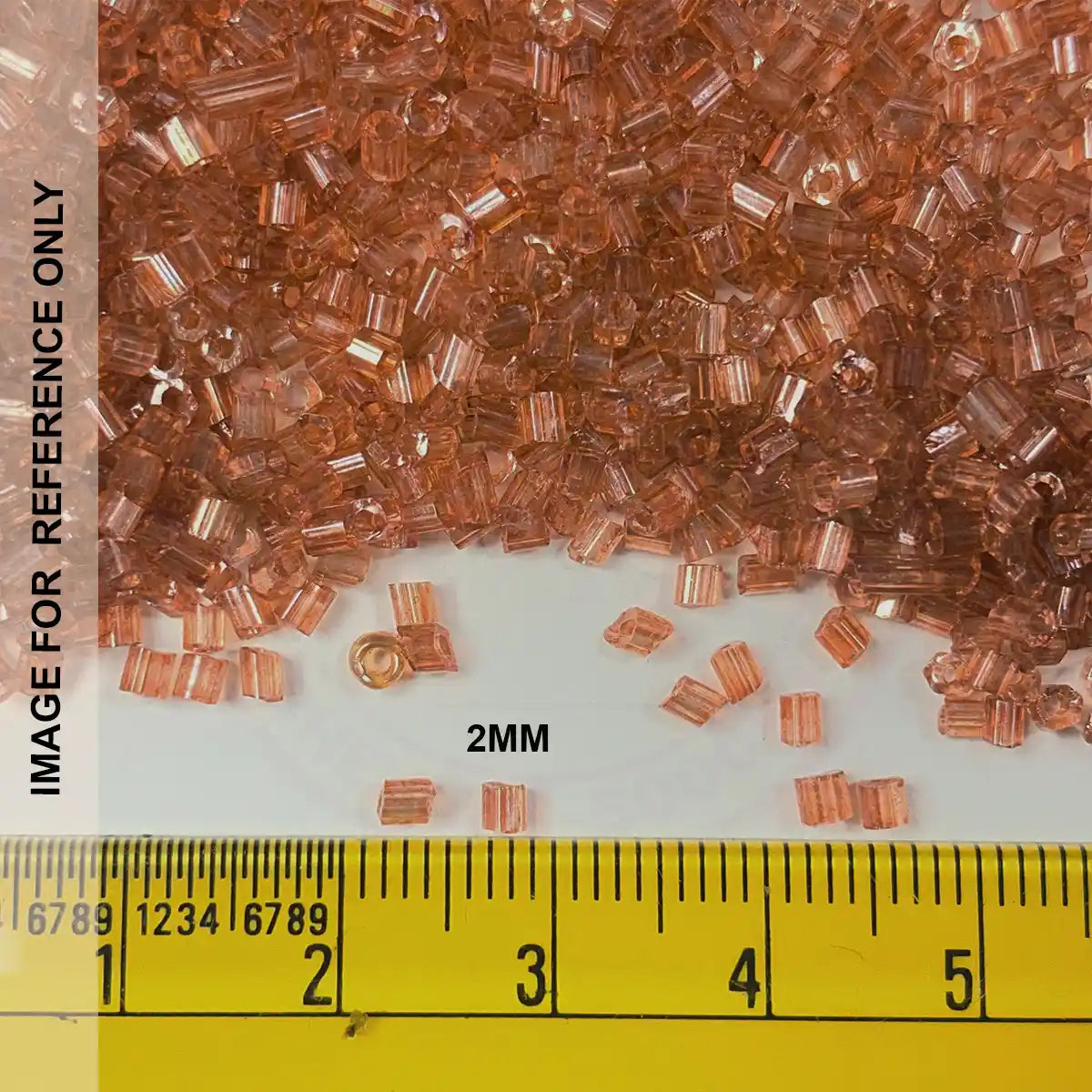 Cut Beads or Cutdana-2mm Brown Color (25 grams)