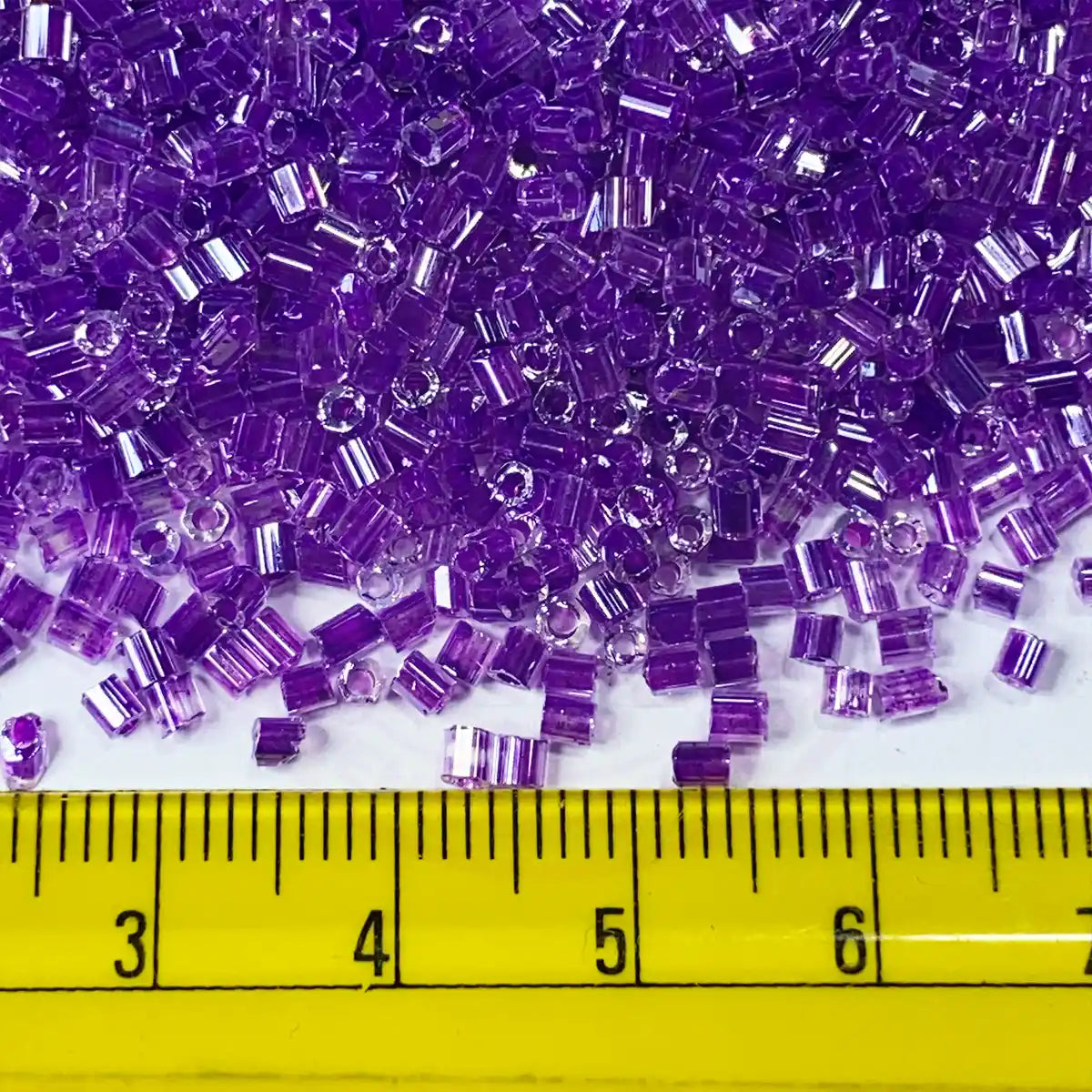 Cut Beads or Cutdana-2mm Violet Color (25 grams)