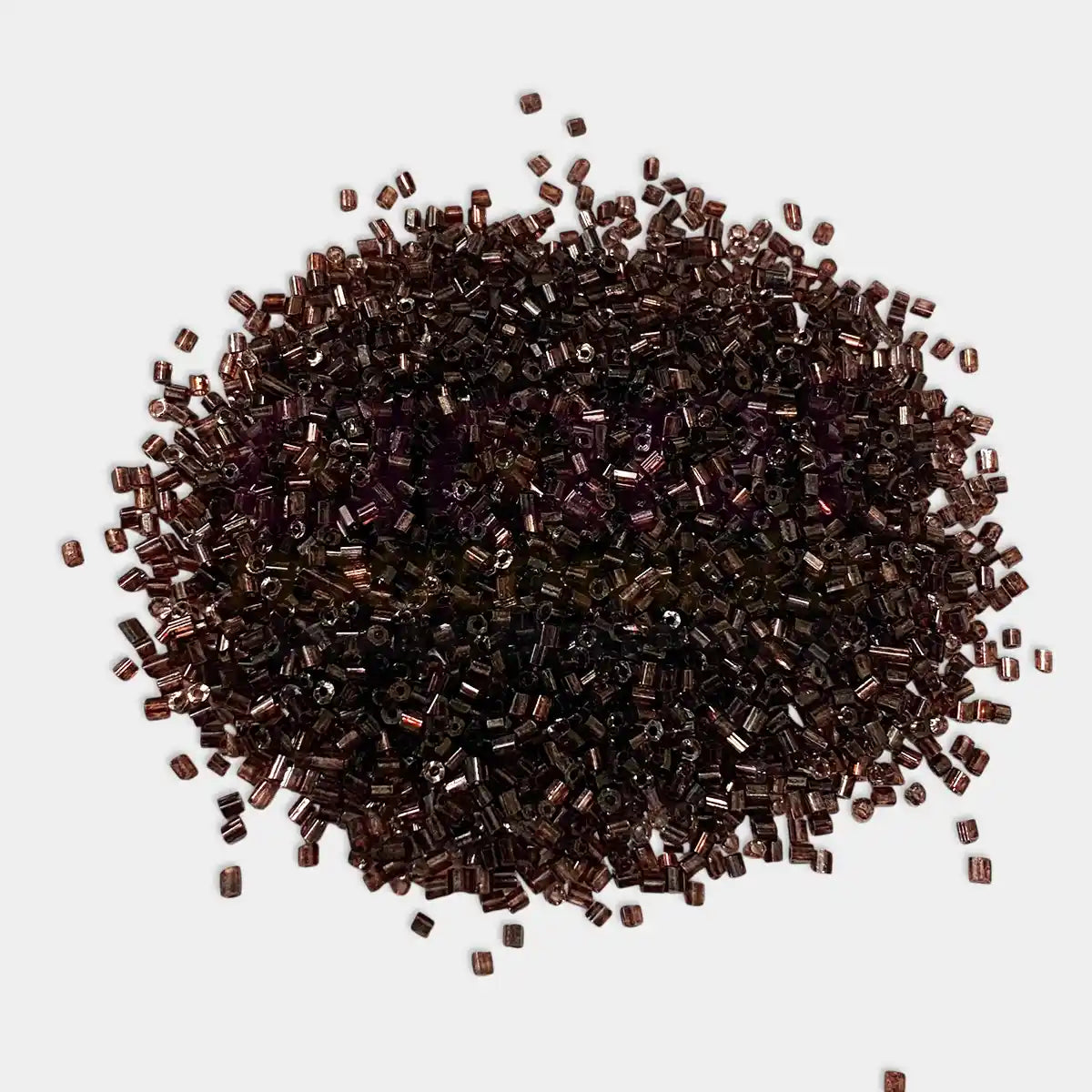 Cut Beads or Cutdana 2mm Dark Brown Color (25grams)