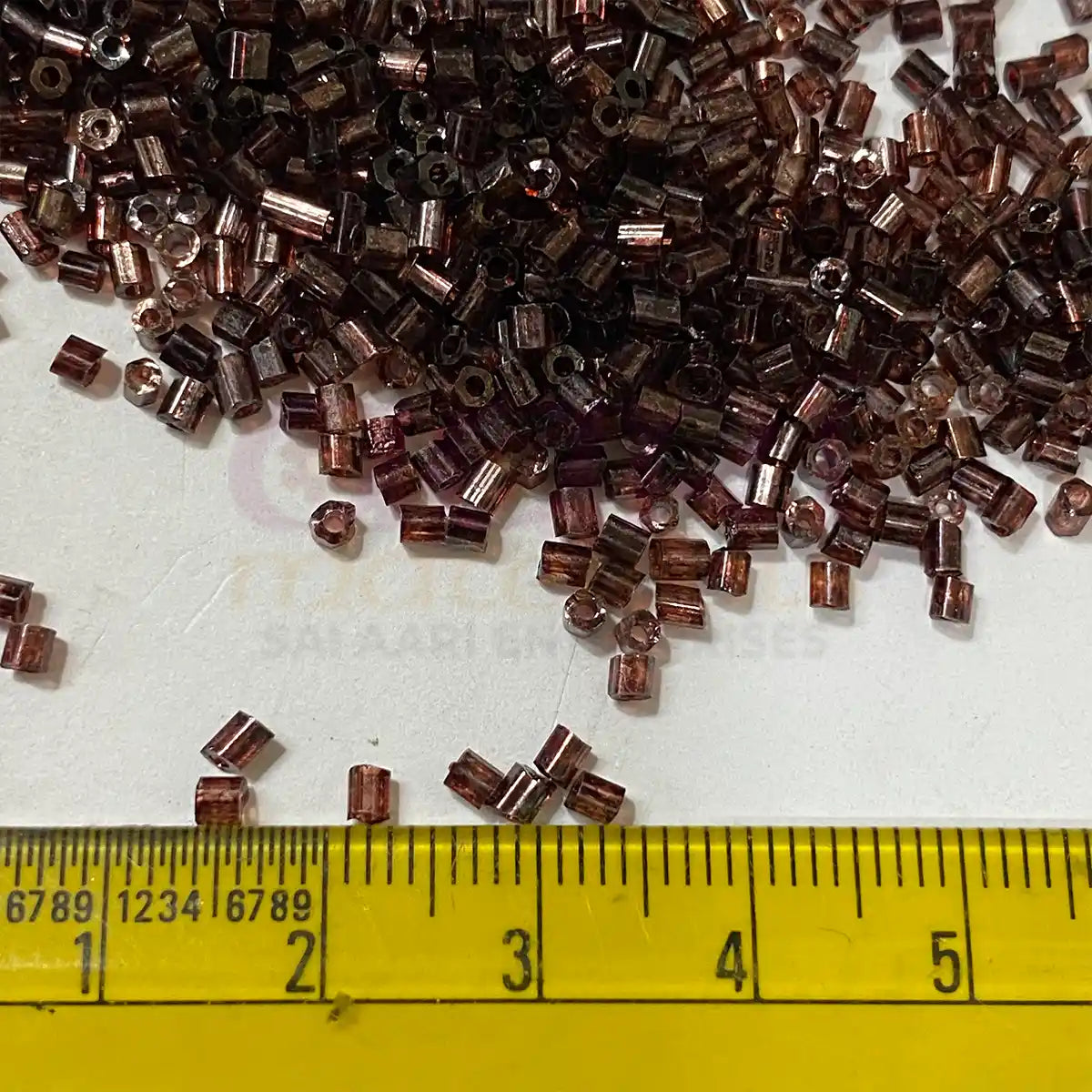 Cut Beads or Cutdana 2mm Dark Brown Color (25grams)