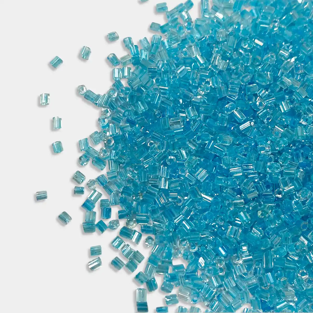 Cut Beads or Cutdana 2mm Light Blue Color (25grams)