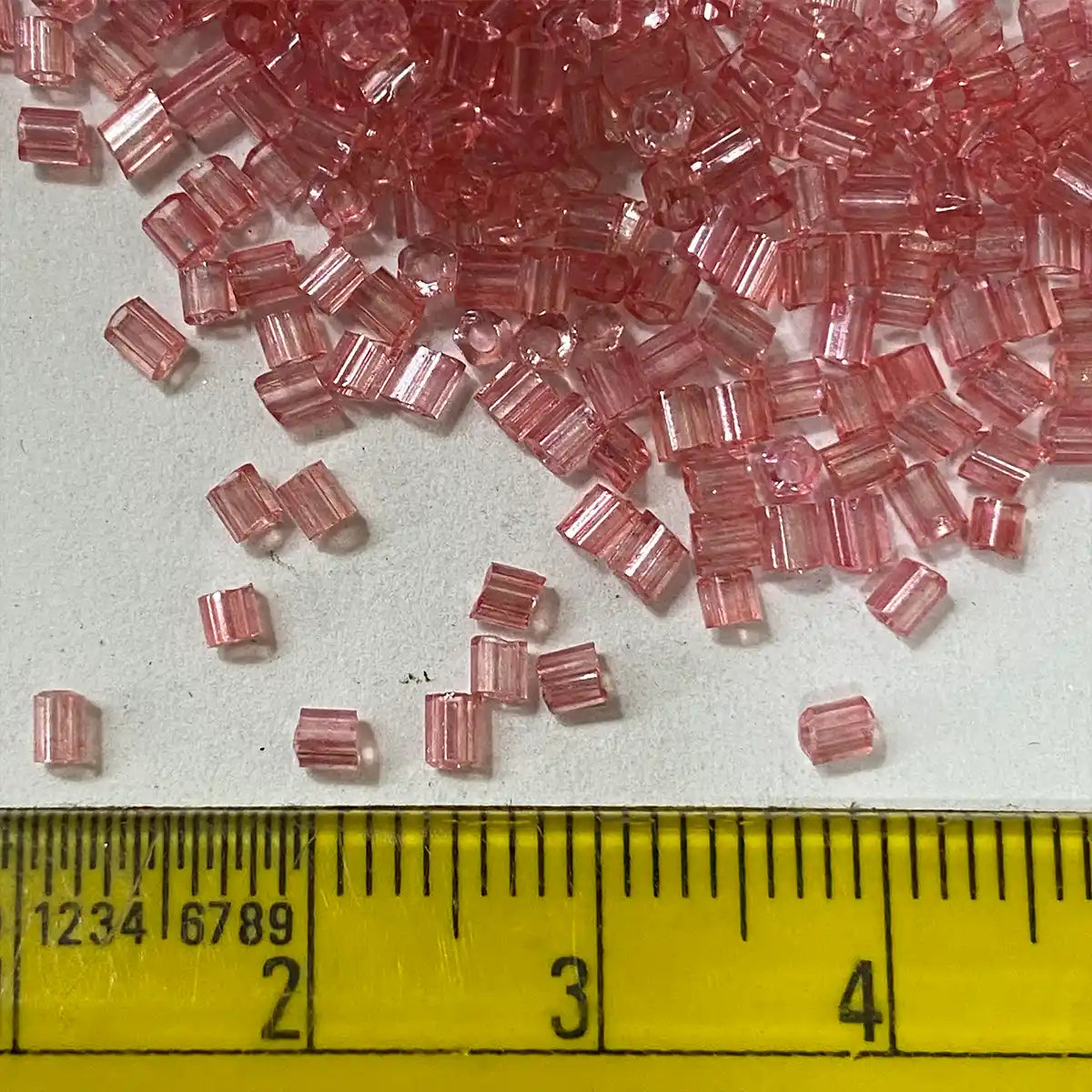 Cut Beads or Cutdana 2mm Pink Color (25grams)