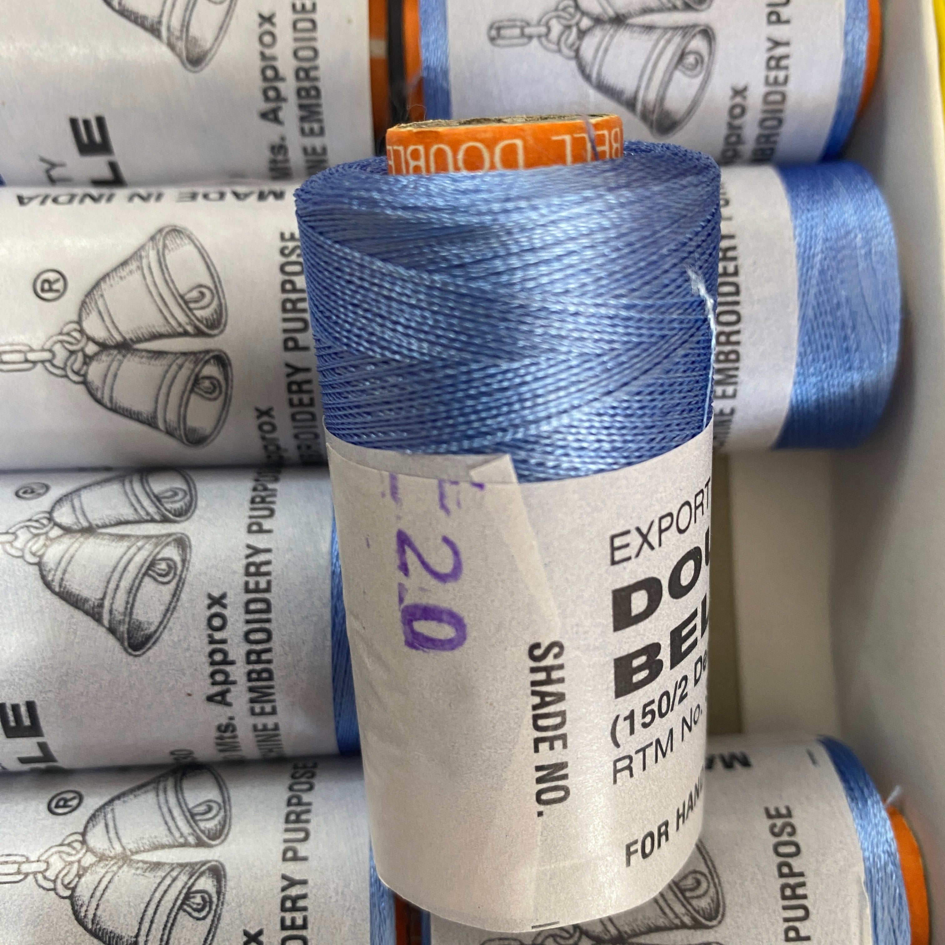 Shade No.20 - Double Bell Silk Thread for Embroidery (1 piece)
