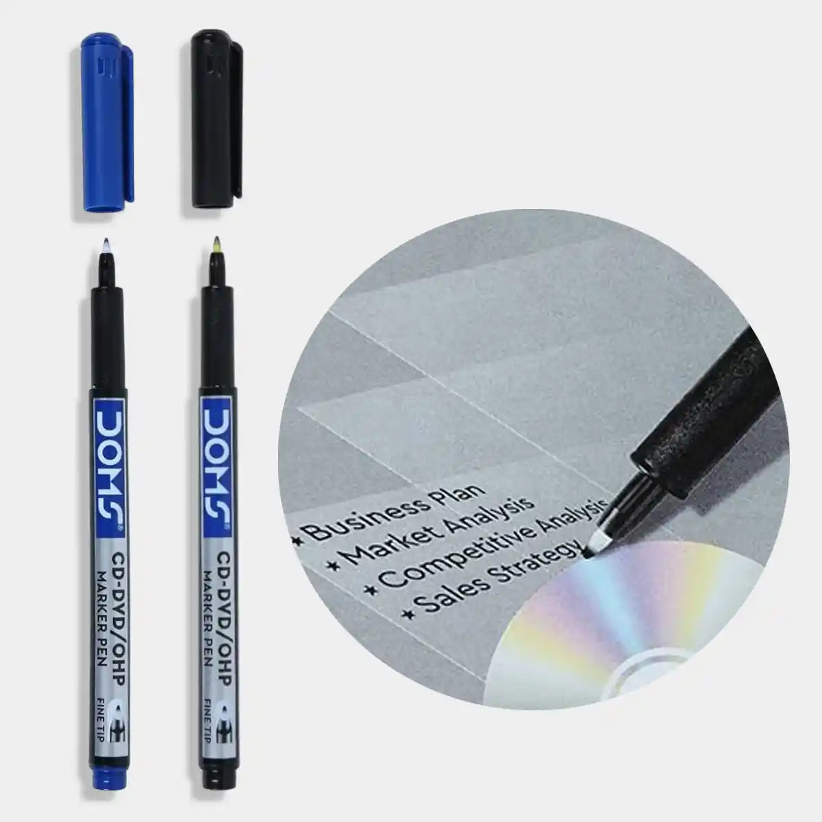 DOMS CD-DVD or OHP Marker Pen for Fine Art - Pack of 1 Pc