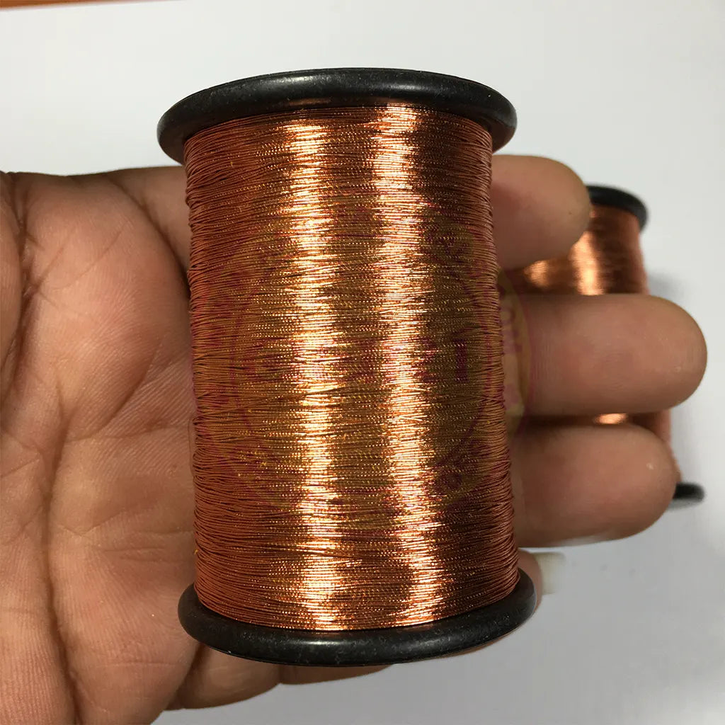 Dayalji  Zari Thread Copper Color 1pc