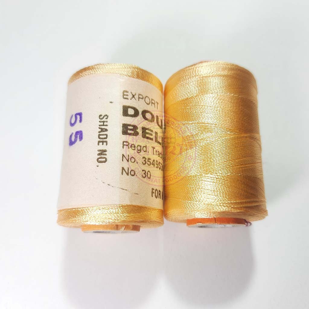 Double Bell Silk Thread for Embroidery - 1pc Color Shade No.55