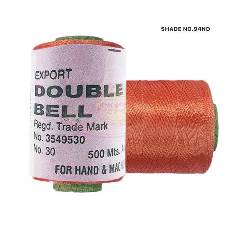 Double Bell Silk Thread for Embroidery - 1pc Color Shades No.94ND