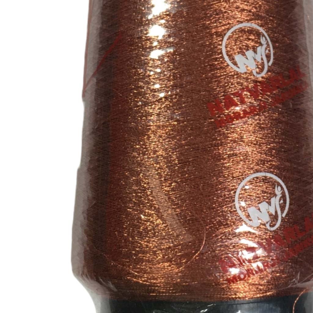KASAB CONE or Embroidery Zari Thread Copper Color 1Pc