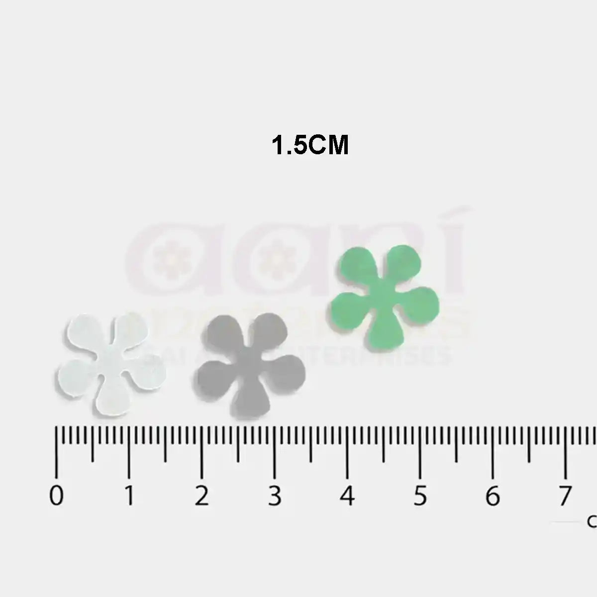 Eva Foam Maker 5 Leaf Flower Shape KM-8830 (15mm Dia) 1.5cm Small Size - Pack of 1 Piece