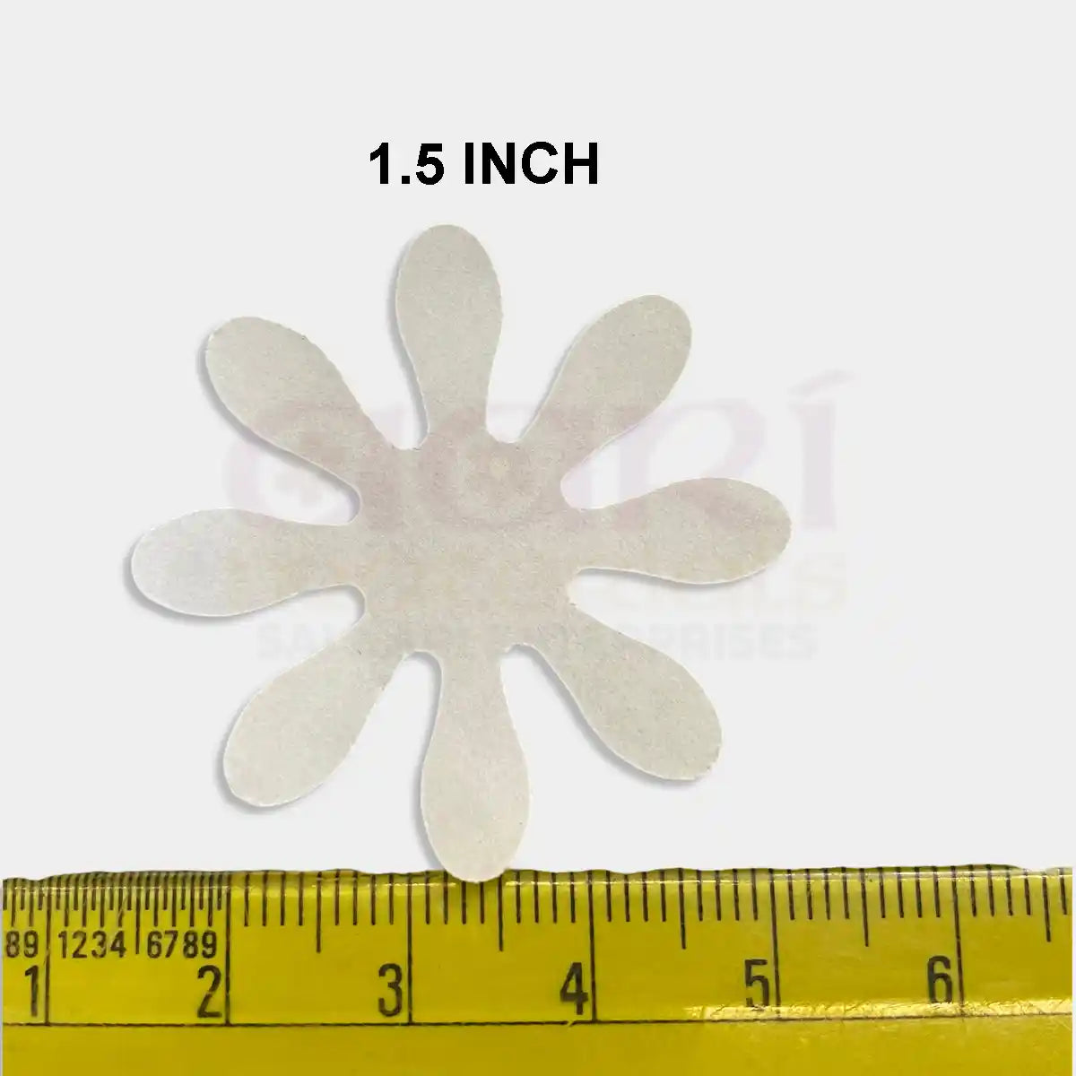 Eva Foam Maker 8 Leaf Mullai Flower Shape KM-8815 (1.5 Inch Dia) 3.8CM - Pack of 1 Piece