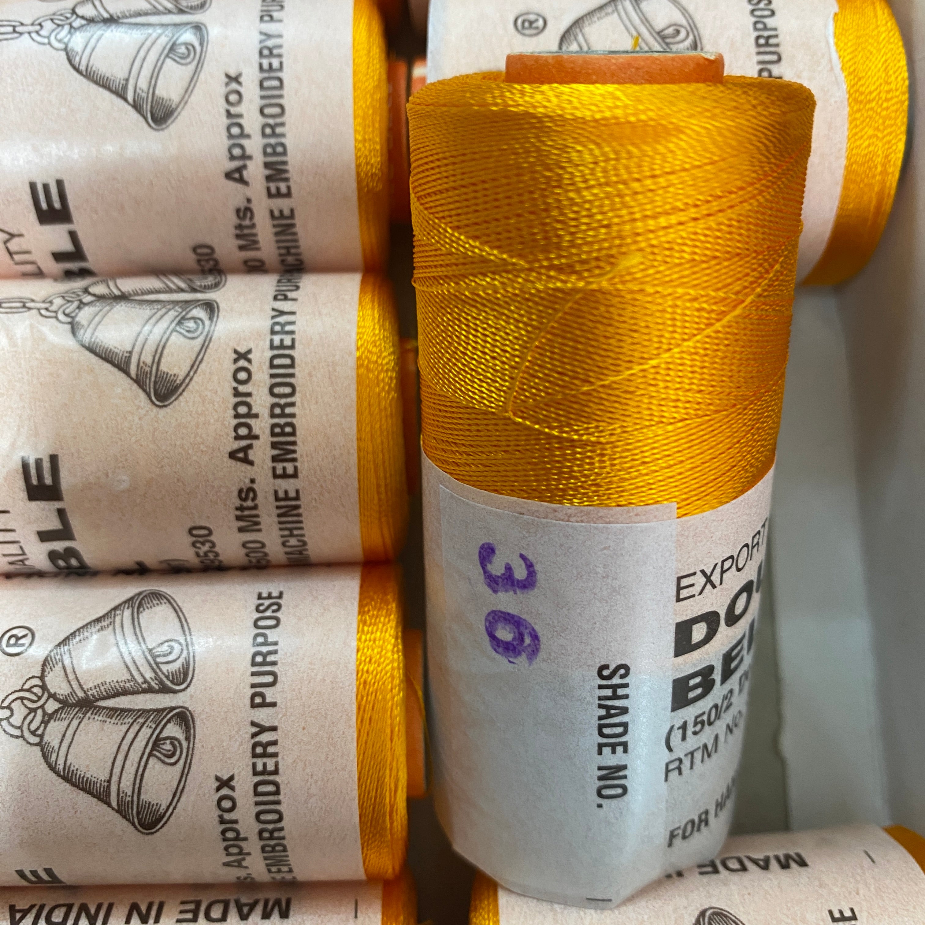 Shade No.36 - Double Bell Silk Thread for Embroidery (1 piece)