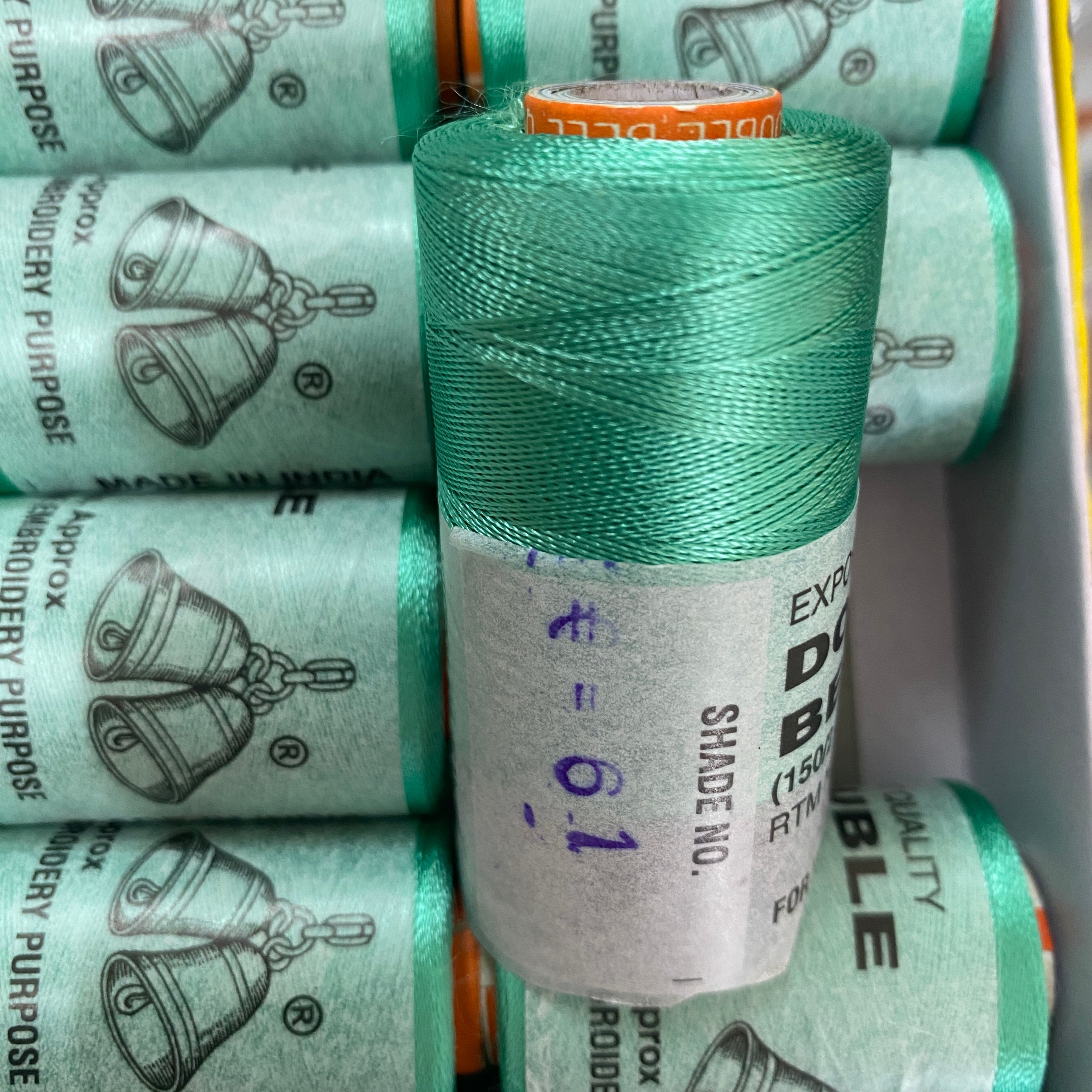 Shade No.61 - Double Bell Silk Thread for Embroidery (1 piece)
