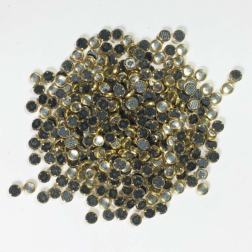 Fitting Stones Round Shape 4MM White (25grams)