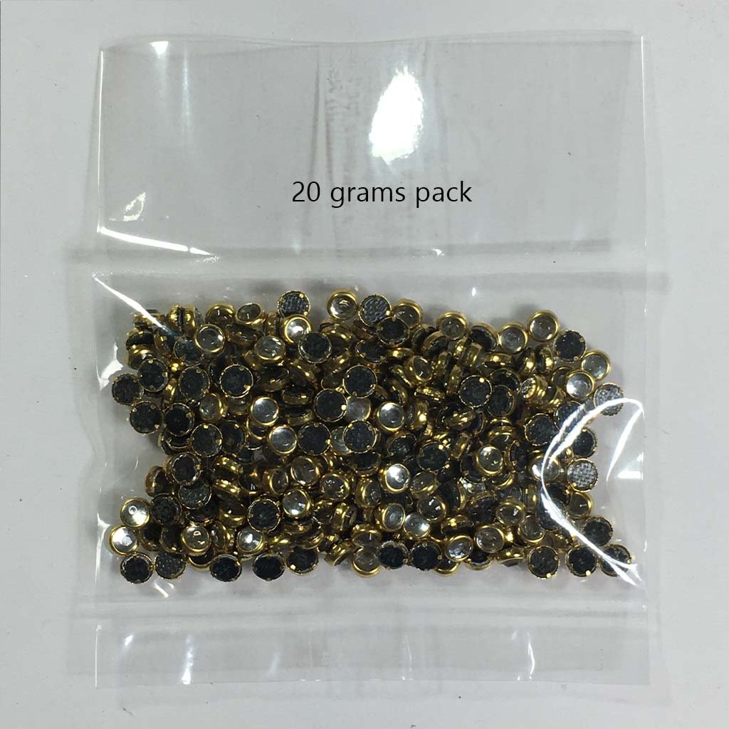 Fitting Stones Round Shape 4MM White (25grams)