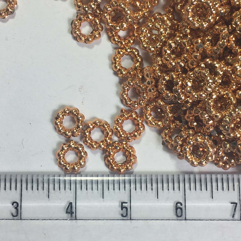 Flower Chakri / Polo Rings / Jarkan Chakri 5mm Copper Color (10grams)