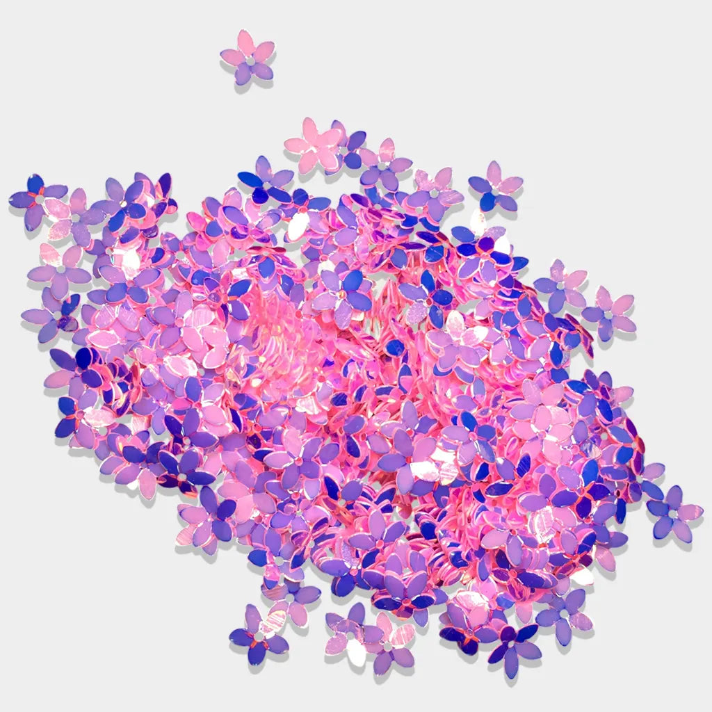 Flower Design Sequence Shiny Sequin for Brooches Design (10Grams)