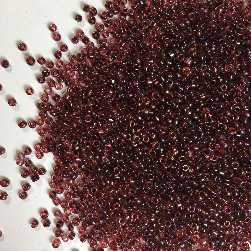 Glass Seed or Sugar Beads 2MM Brown Color (25grams)
