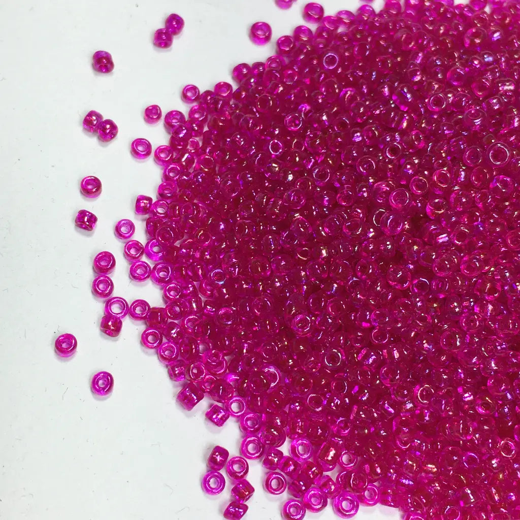 Glass Seed or Sugar Beads 2MM Rose Color (25grams)