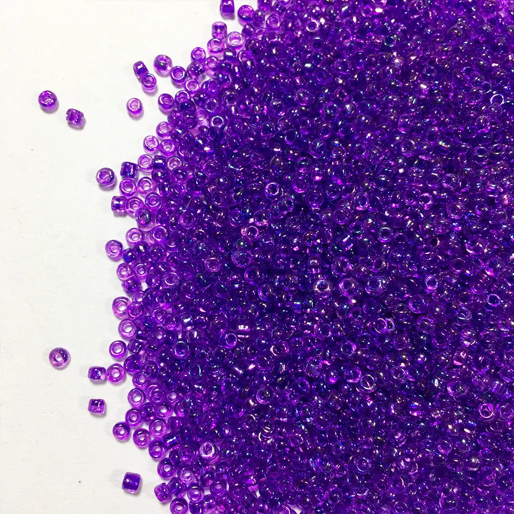 Glass Seed or Sugar Beads 2MM Violet Color (25grams)